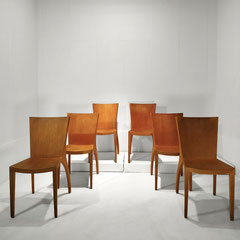 Danilo Silvestrin Oak Dining Chairs Model Milano for Gunther Lambert, Italy, Germany c.1980 - PN.Modern pnmodern