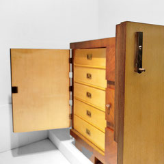 Bruno Paul Burl Walnut Art Deco Bar Buffet Storage, Germany 1920s 30s - PN.Modern pnmodern
