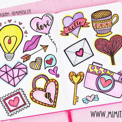 Meine Doodles Bullet Journal Doodles Handlettering Sketchnotes Tutorials Anleitung Eine personensuche mit bild ist einfach und extrem schnell gemacht. doodles handlettering sketchnotes