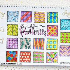 Meine Doodles Bullet Journal Doodles Handlettering Sketchnotes Tutorials Anleitung