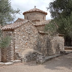 L'église byzantine d'Agios Giorgios Diassoritis.