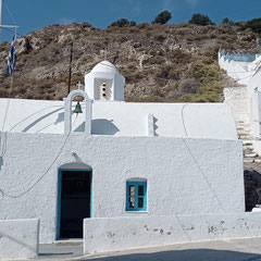 Klima - La chapelle Agios Dimitrios. Eglise aux portes de la pêche.