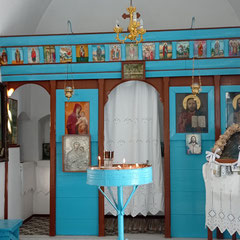 Klima - L'intérieur de la chapelle.