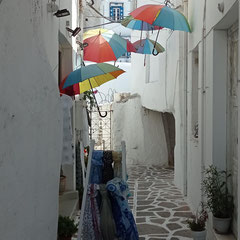 Naxos - Une ruelle du Old market.