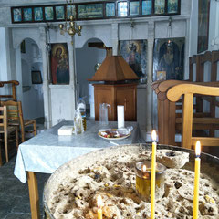 L'intérieur de la chapelle.