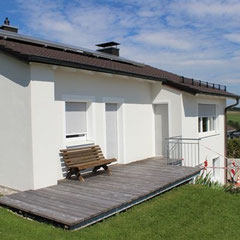 Energetische Sanierung, Erneuerung der Fassade, Heizung, Neugestaltung EG