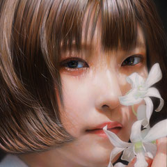 engrave　oil on panel　27.3×22.0㎝　(F3)