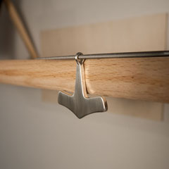 Création sur mesure. Bijou de baptême en argent.
