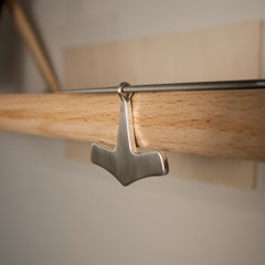 Création sur mesure. Bijou de baptême en argent.
