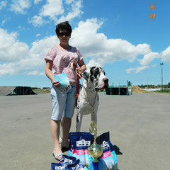 02.06.2013 DOG SHOW UKU "THE SUMMER BRIZ-2013" Augustin 8 month -  Large perspective, Best Puppy, BIS Puppy-1