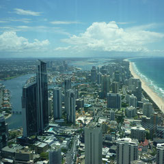 Blick auf die Gold Coast vom Q1 Tower