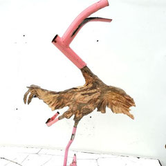 Flamingo, Kiefer, Fahrradrahmen, 60 cm, 2019, Privatbesitz