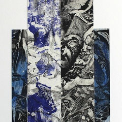 コラージュ：シリーズ 45cm×32ｃｍ