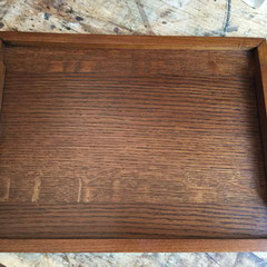 Petit plateau à courrier en chêne