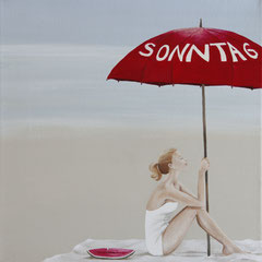 Sea-Serie: Sonntag, 30 x 30 cm