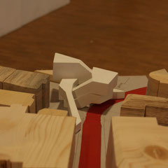 physical wood model 1:300