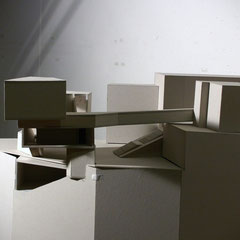 physical carboard model 1:50