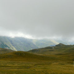 Plaine, nuages et soleil - Orcières Merlette (Hautes-Alpes), Juillet 2011