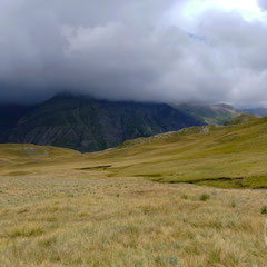 Plaine et nuages - Orcières Merlette (Hautes-Alpes), Juillet 2011