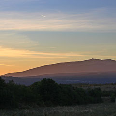 Mont Ventoux en fin de journée - vers Sault (Vaucluse), Provence, Juillet 2017