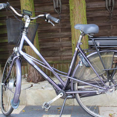 Batavus Stabila fiets met ombouwset voorwiel motor van FON