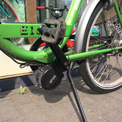 Batavus Transport fiets met ombouwset Middenmotor van FON