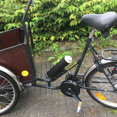 Christiania Bikes Rolstoelbakfiets met Bafang Middenmotor van FON Fiets Ombouwcentrum Nederland