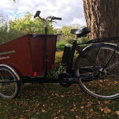 Bakfiets.nl Cargo Trike Bakfiets met Pendix eDrive ombouwset Middenmotor van FON.bike Fiets Ombouwcentrum Nederland