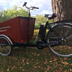 Bakfiets.nl Cargo Trike Bakfiets met Pendix eDrive ombouwset Middenmotor van FON.bike Fiets Ombouwcentrum Nederland