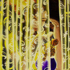Karma mit K, Mixed media on canvas, 80x60 cm, 2025