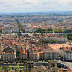  Lyon, depuis la colline de Fourvière  - Photo © Anik COUBLE 