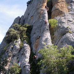 Curso  de Vías Ferratas en Madrid, Pirineos, Cantabria y Burgos. Vía Ferrata de Forradada del Toscar. (Huesca)