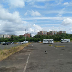  Glasgow - Parking des camping-cars. 