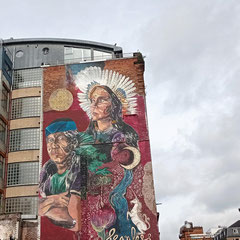  Glasgow - Peinture murale. 