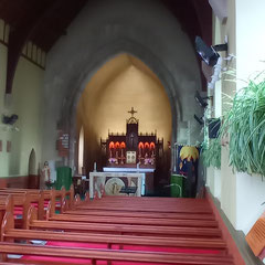 Lerwick - L'intérieur de l'église catholique.