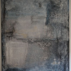 " nur Struktur "   100x80x2    Acryl auf Marmormehlstruktur,  Februar 2019  (verkauft)