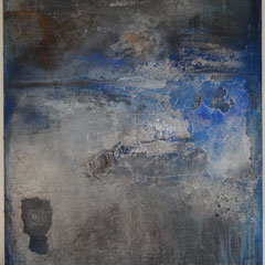 " abgebröckelt "  100x80x4  Acryl/Öl auf Marmormehl/Sumpfkalk  Februar 2019