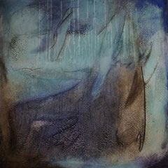 "Wassergeist"  70x70x2   2014  (verkauft)