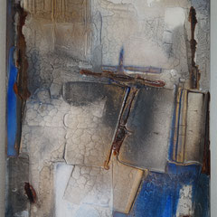 " blau III "  70x50x2  Juli 2016  (verkauft)