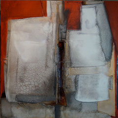 "getrennte Wege"  100x100x4,5   März 2015