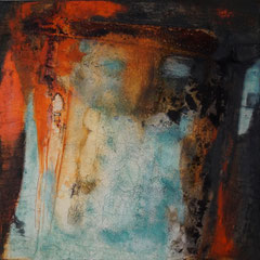 "Absturz"                               70x70x4    2014     (verkauft)