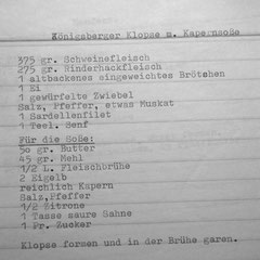 Königsberger Klopse mit Kapernsoße