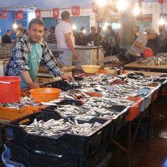 marché aux poissons- Bizerte