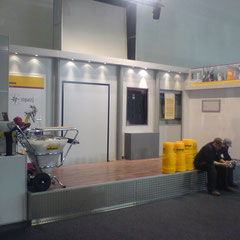 Vorführbühne für Messe