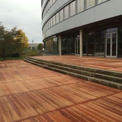 Terrasse in Markdorf bei der Firma Continental - Bankirai -