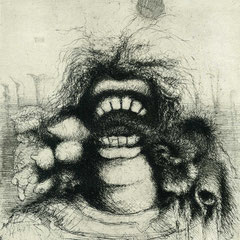 Zweierlei, Motiv 6 -Fresser - 19x17 - Aufl. 108 - 1947 - WVZ.R248
