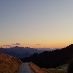 Sonnenuntergang am Hörndle