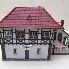 (c) W. Fehse - Stellwerk Waldheim Wo, Putz hell, 1:87 (H0)