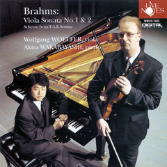 Brahms sonatas with Akira Wakabayashi. Nami Records/Live Notes, released in 2003