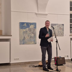 Der Vorsitzende des Kunstvereins Xaver Weidl